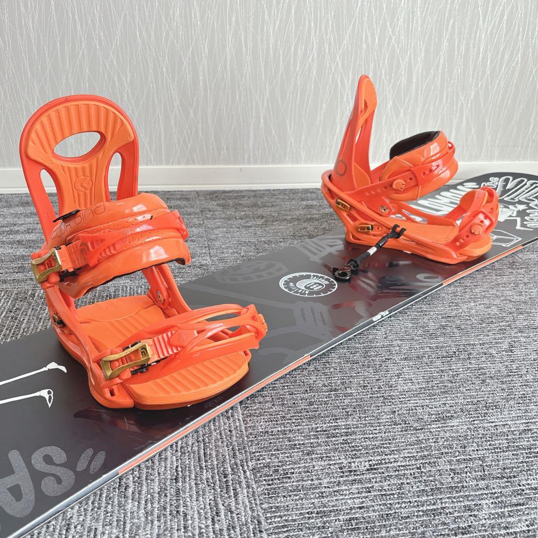 88超豪華❗️サロモン×FLUX メンズスノーボードセット★150cm+ビン付