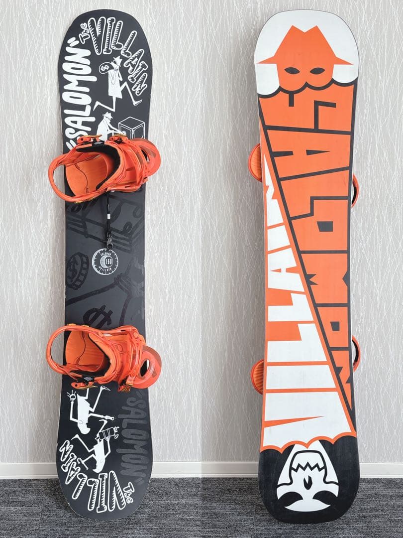 88超豪華❗️サロモン×FLUX メンズスノーボードセット★150cm+ビン付