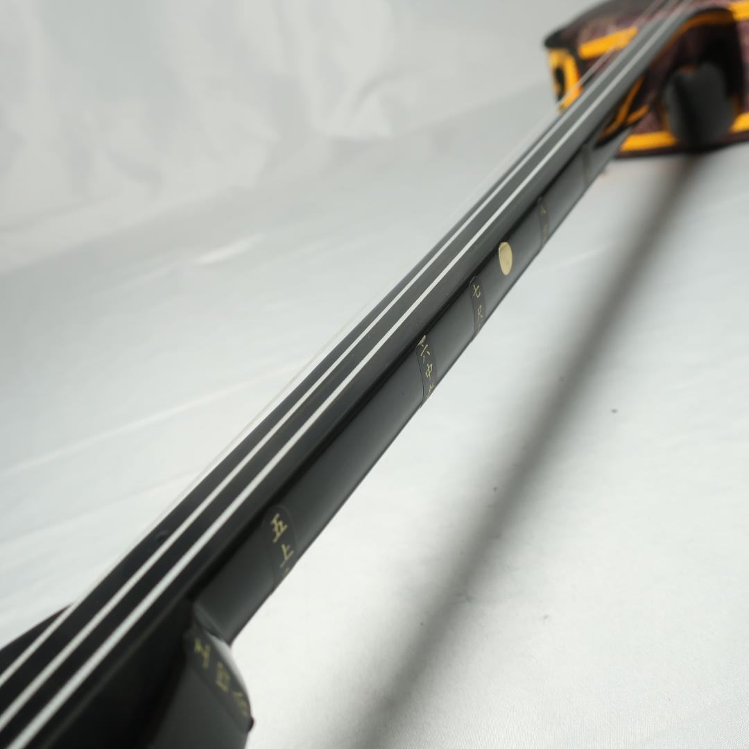 沖縄三線 ケース付 爪 予備弦 付属 和楽器