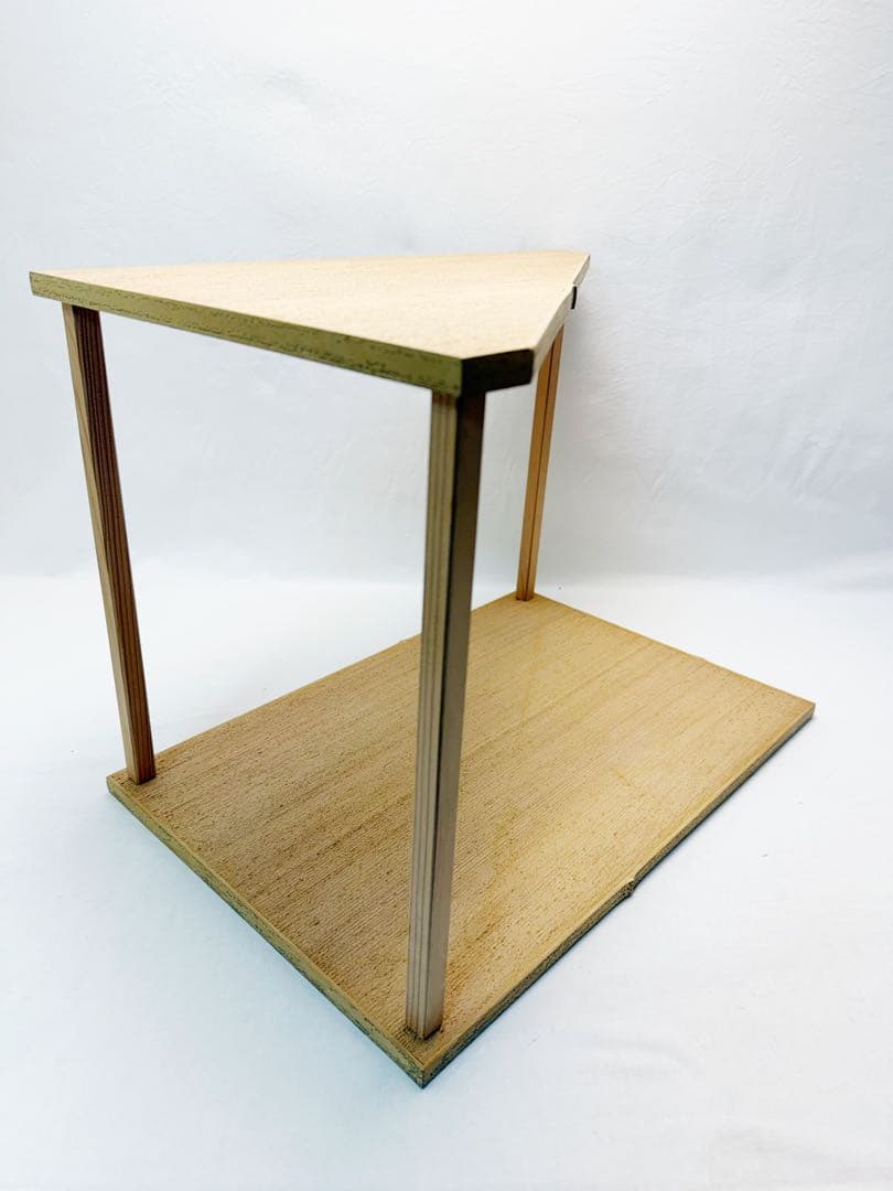 ほぼ未使用 茶道具 山里棚 竹張砂摺 利休好写し 組立式 炉・風炉兼用 元箱