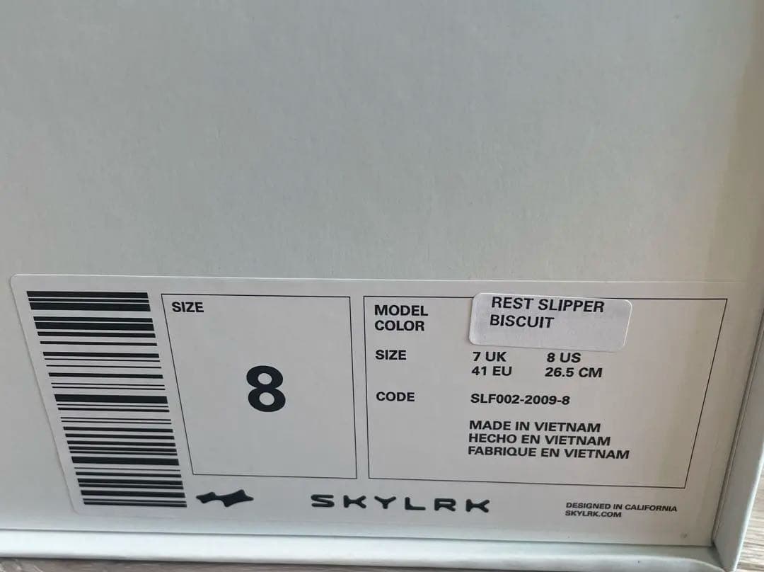 SKYLRK REST SLIPPER ※即完売品