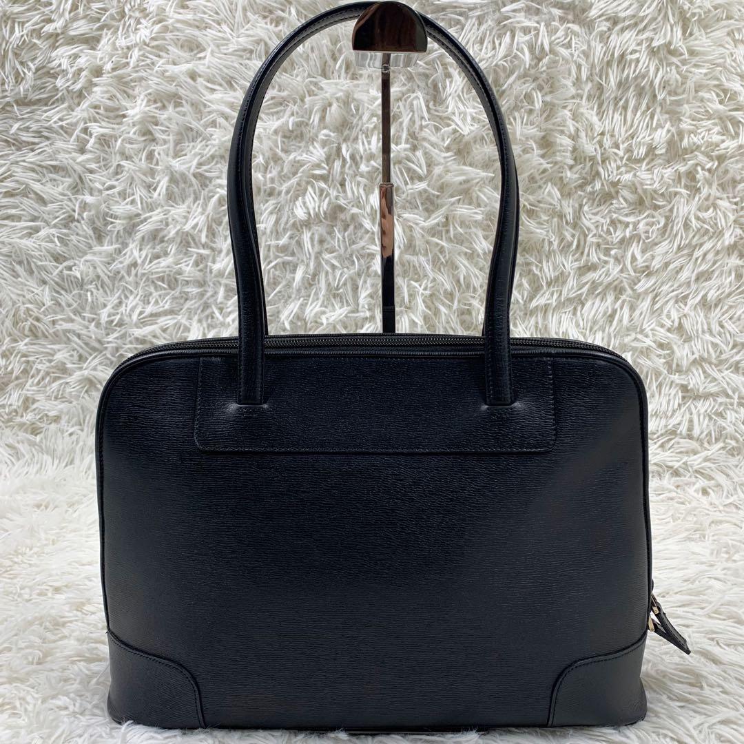 【✨極美品✨】グッチ ビジネスバッグ レザー ブラック