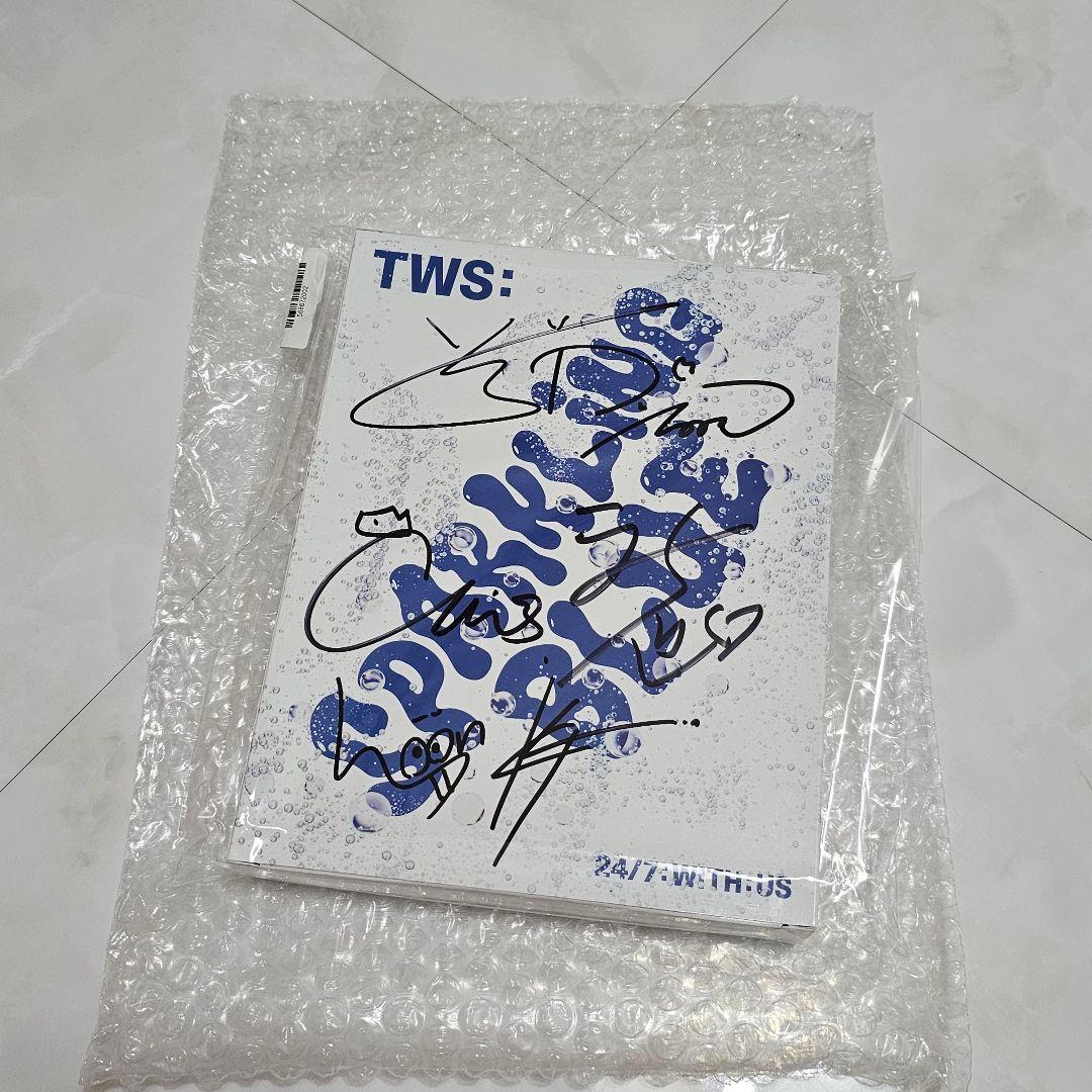 TWS トゥアス Sparkling Blue 全員サイン アルバム