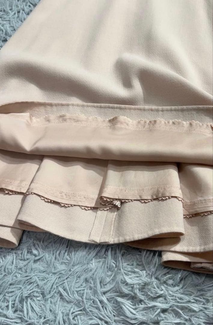 美品✨定価13万 フォクシー フレアワンピース Aライン アンティークベージュ