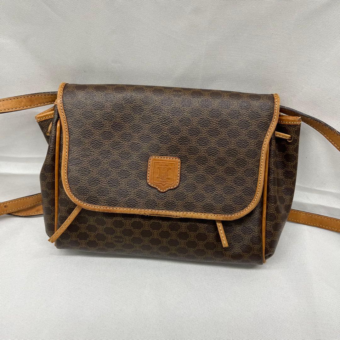 ヴィンテージCELINE マカダム柄ショルダーバッグ【購入価格45000円】