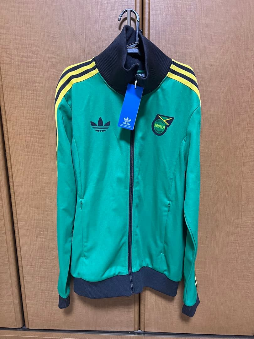 廃盤品アディダス トラックジャケット ジャージ ジャマイカ 緑 黄 IT7804