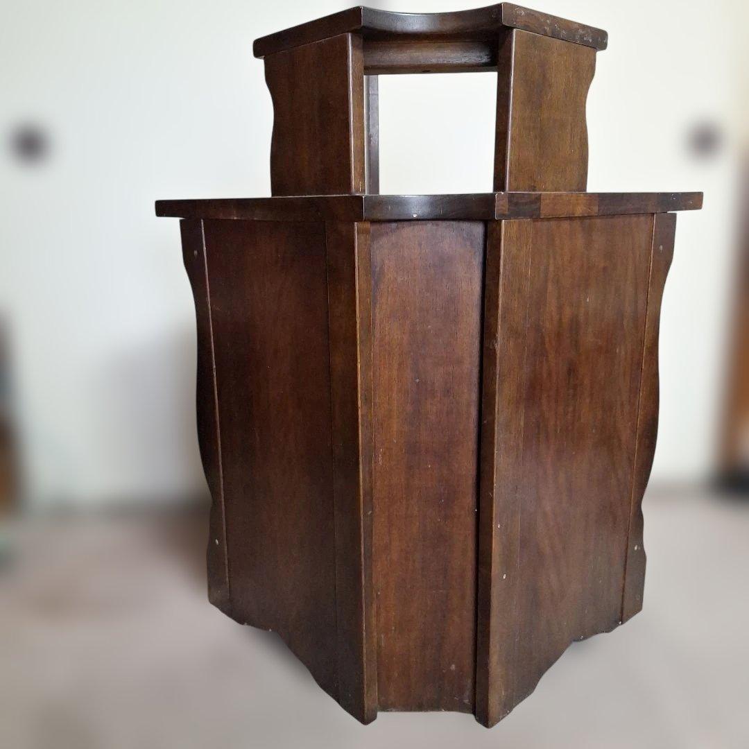 カリモク家具　ルスティック　コーナーキャビネット