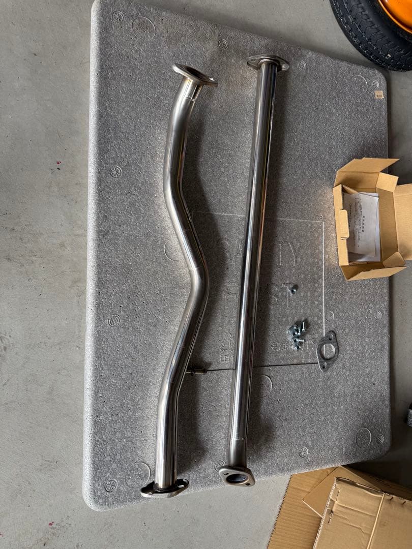 ラパンSS ジェイワークスフロントパイプ