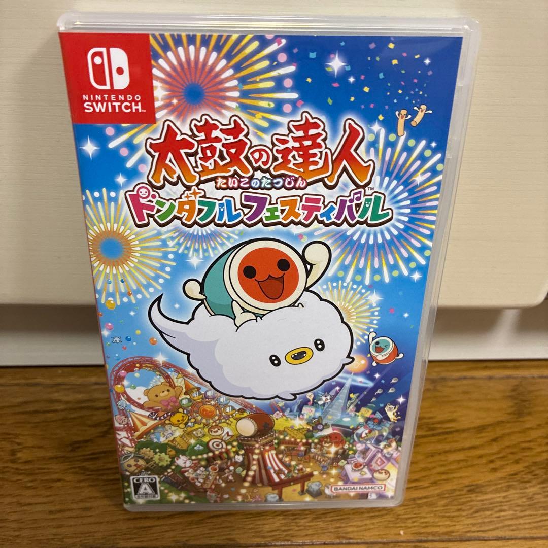 Switch 太鼓の達人 ドンダフルフェスティバル 専用コントローラー太鼓とバチ
