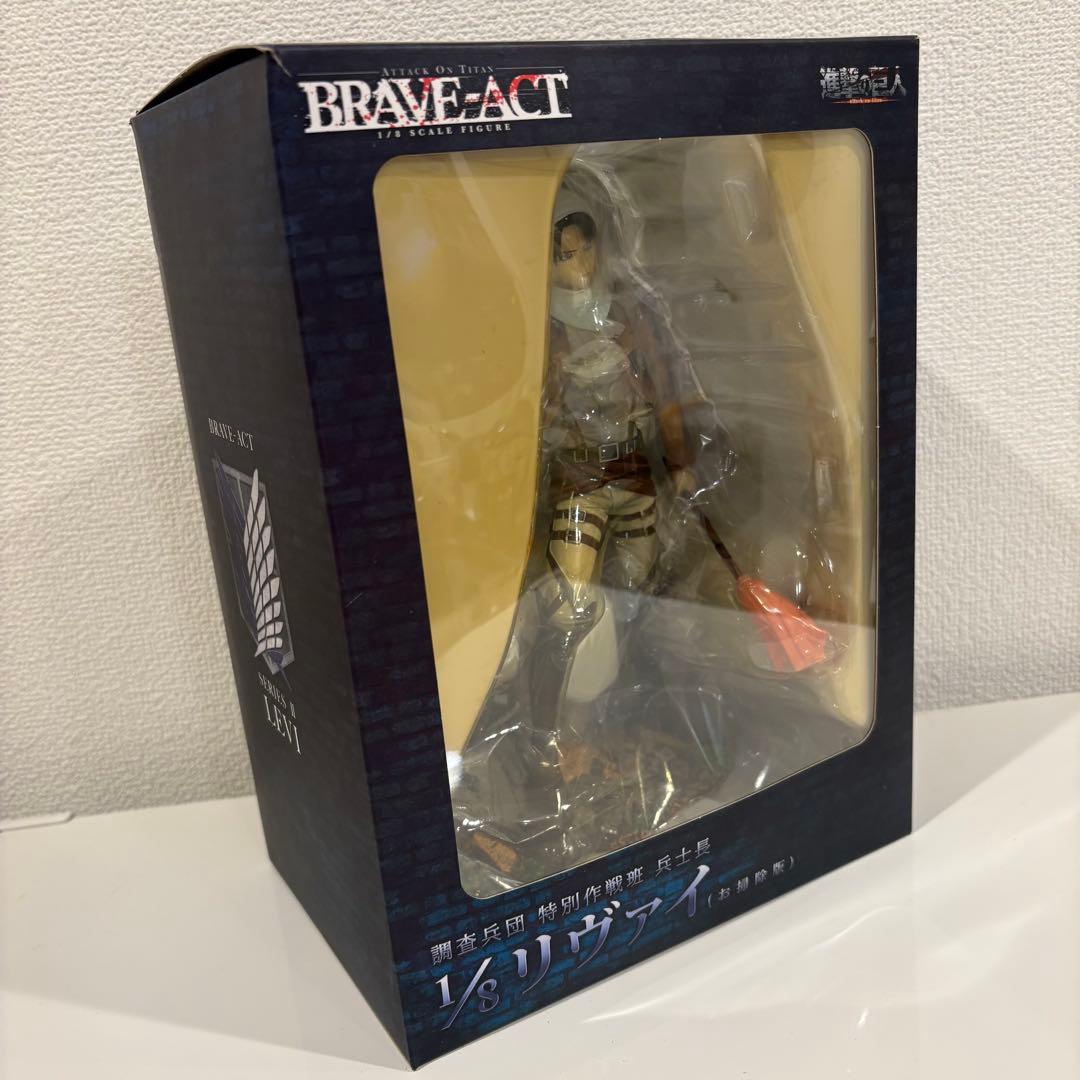 進撃の巨人 BRAVE-ACT リヴァイ お掃除版 1/8 未開封