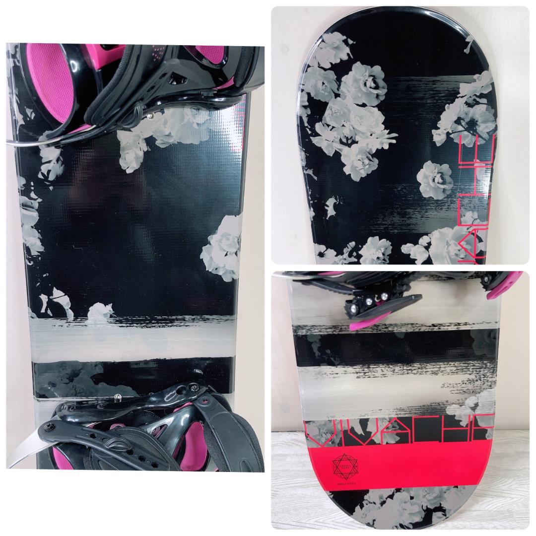 COSMIC SURF スノーボード 138cm SALOMON 3点セット