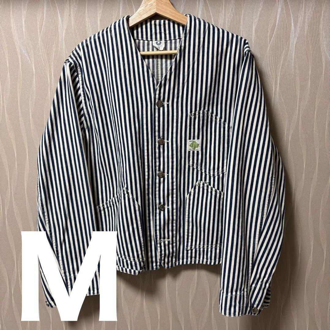 USA製 ポストオーバーオールズ 最初期 カバーオール ヒッコリー M 緑タグ