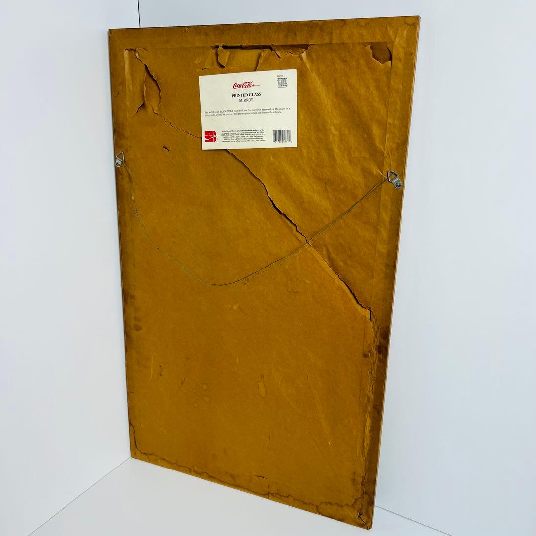 希少　ビンテージ　28年前　コカコーラ パブミラー 鏡