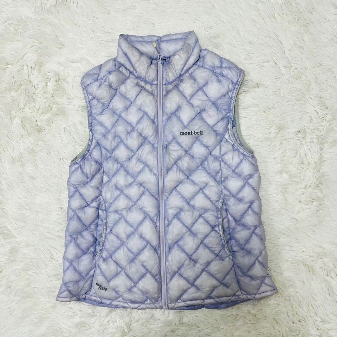 専用モンベル　プラズマ1000 ダウンベスト Women's　 Lペールラベンダ
