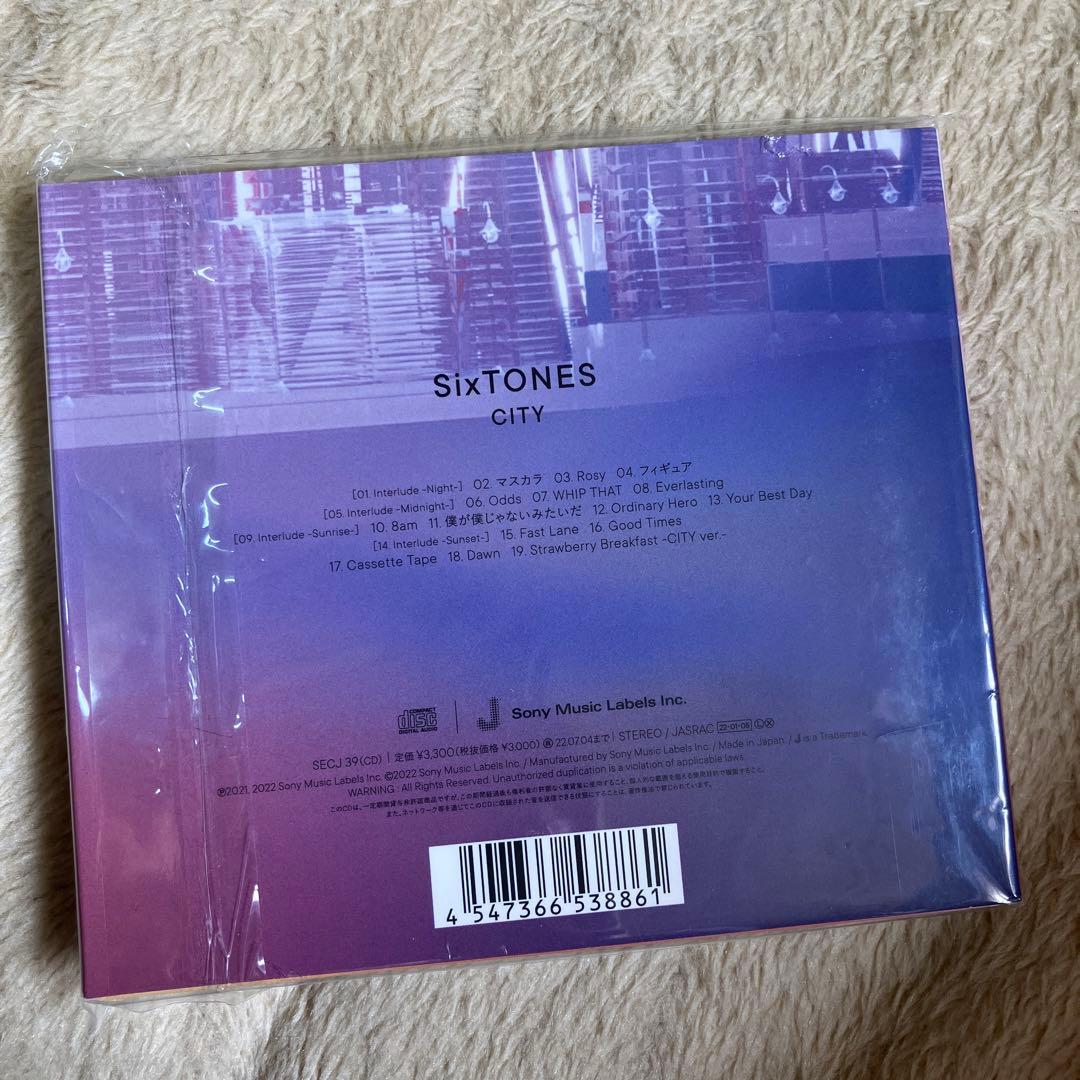 SixTONES シングルCD、アルバムCITY まとめ売り