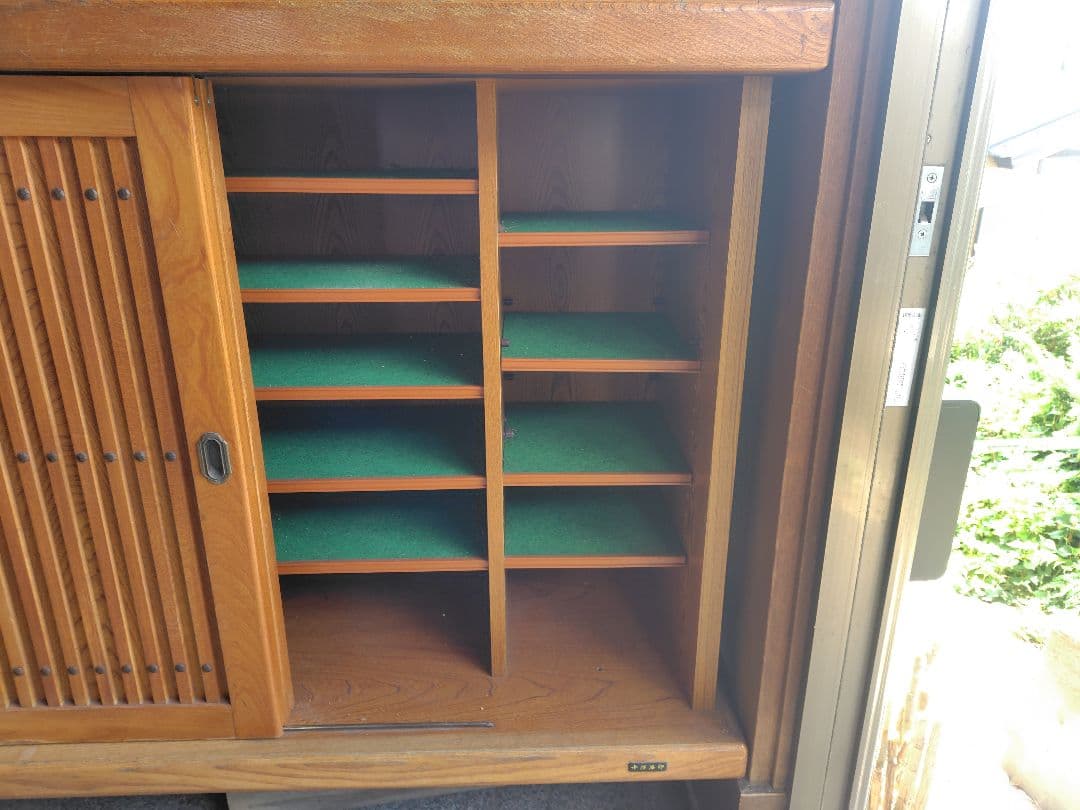 十万石印 和風 下駄箱 シューズボックス（幅150cm）