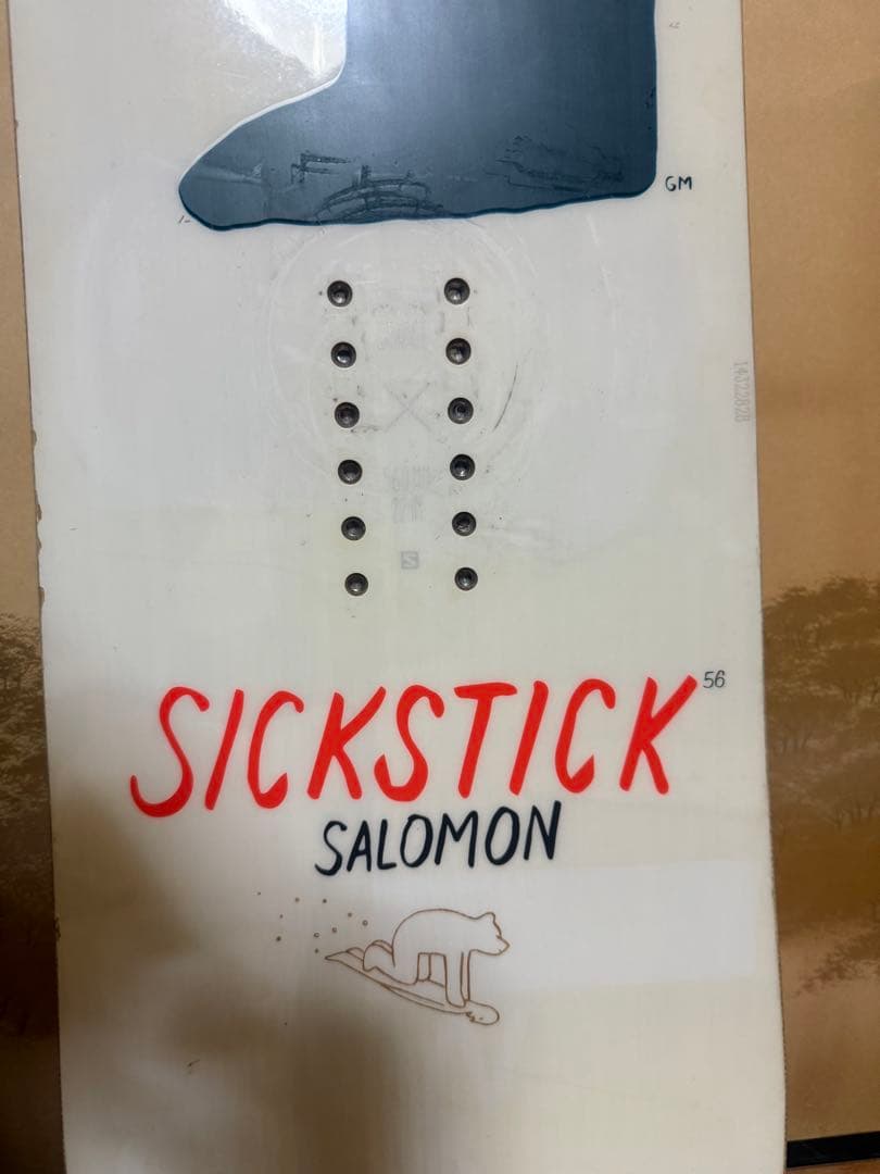み*み様 SICKSTICK スノーボード クマのデザイン　サロモン