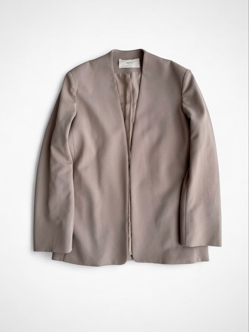 トゥデイフルTODAYFUL Collarless Twill JK ノーカラー