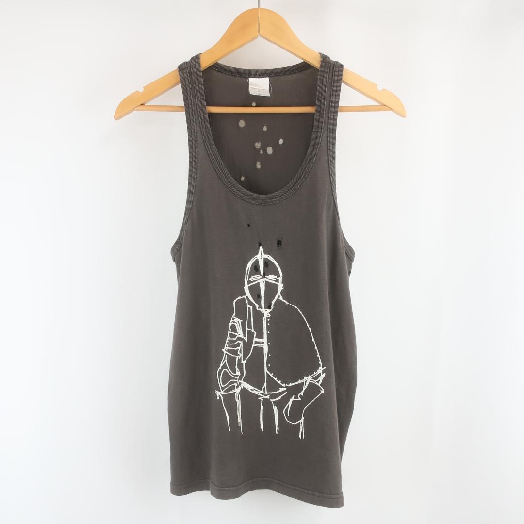 01SS TIME期 NUMBER (N)INE ダメージ加工 タンクトップ 2