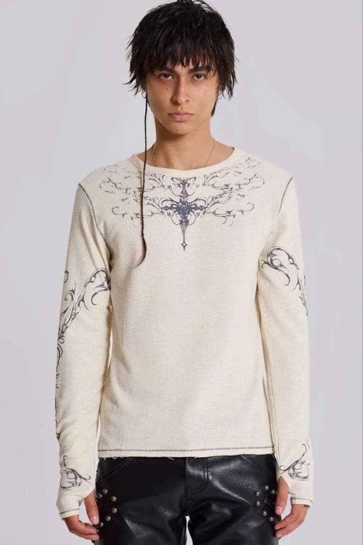 Jaded London サーマル ロンT ケンタウロス健太着用