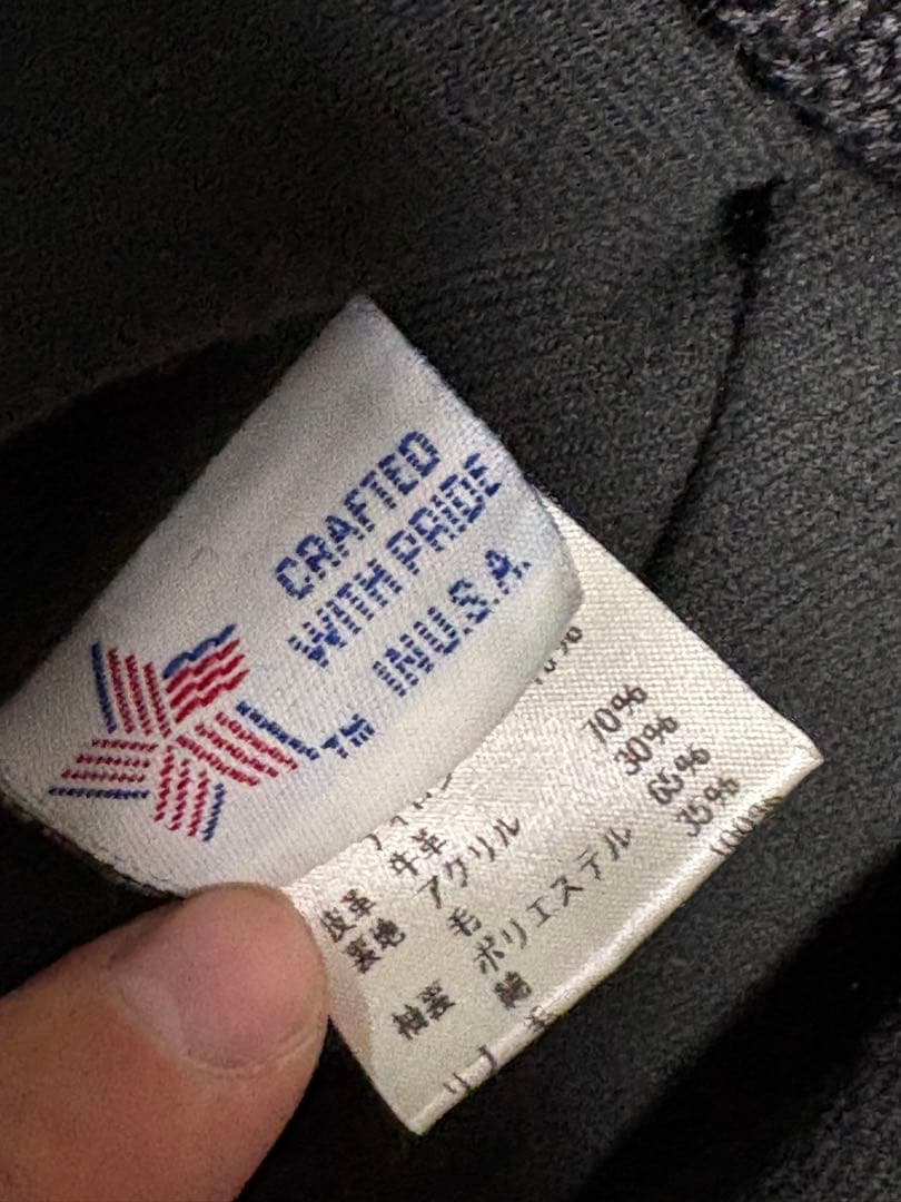 【美品】Schott スタジャン　袖レザー　Lサイズ