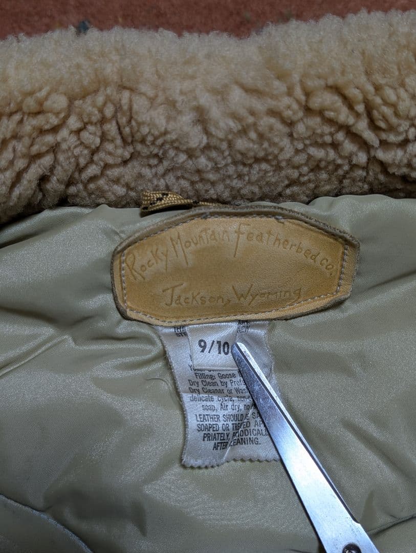 70s ロッキーマウンテン ダウンベスト クリスティ 9/10 ビンテージ