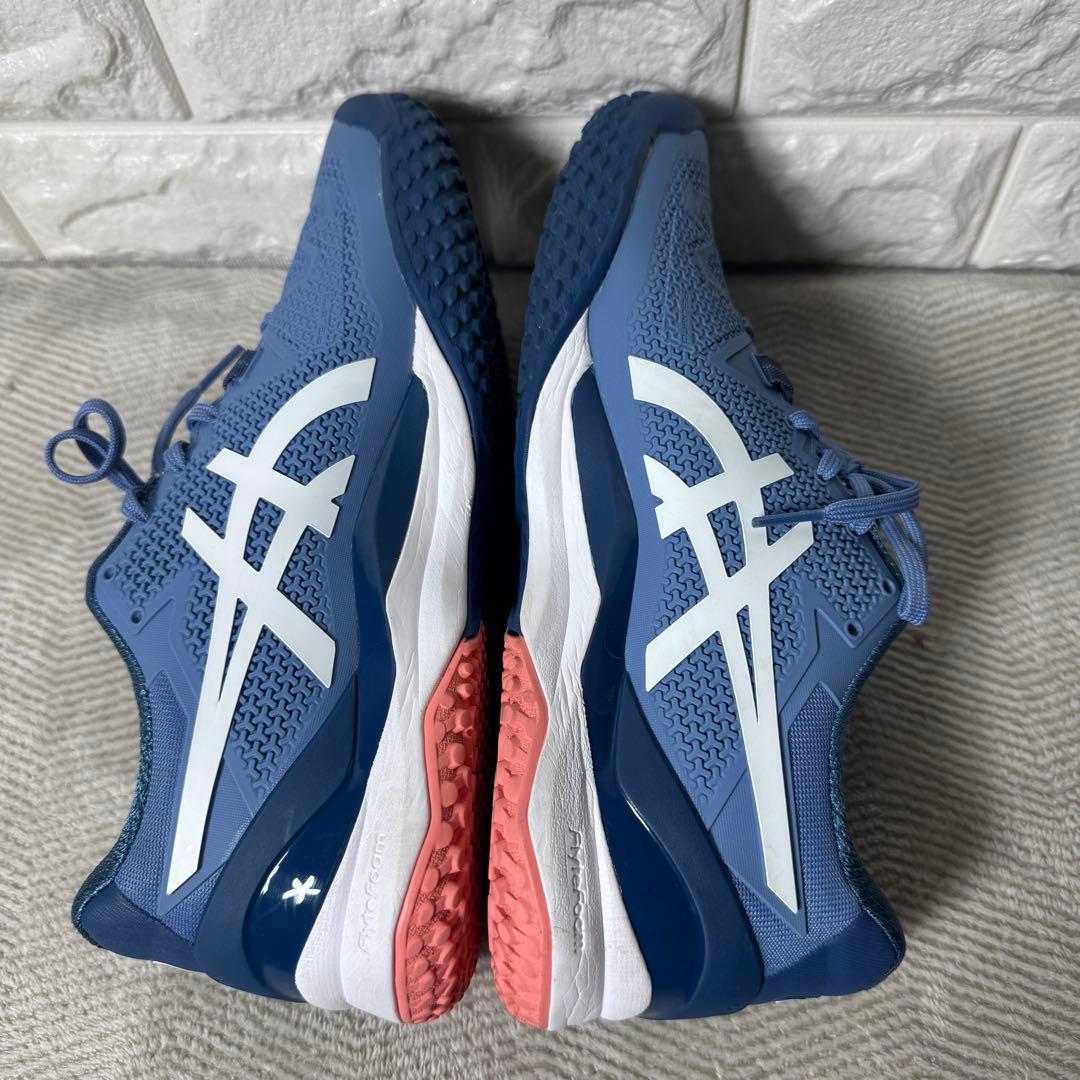 【美品】アシックス テニスシューズ ゲルレゾリューション8 WIDE 26.5