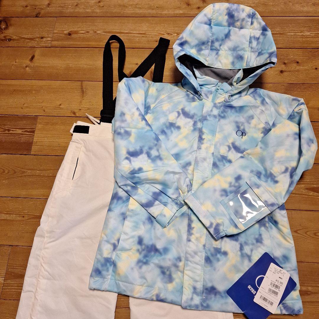 新品タグ付き　子ども用女子スキーウェアセット L(150～160)