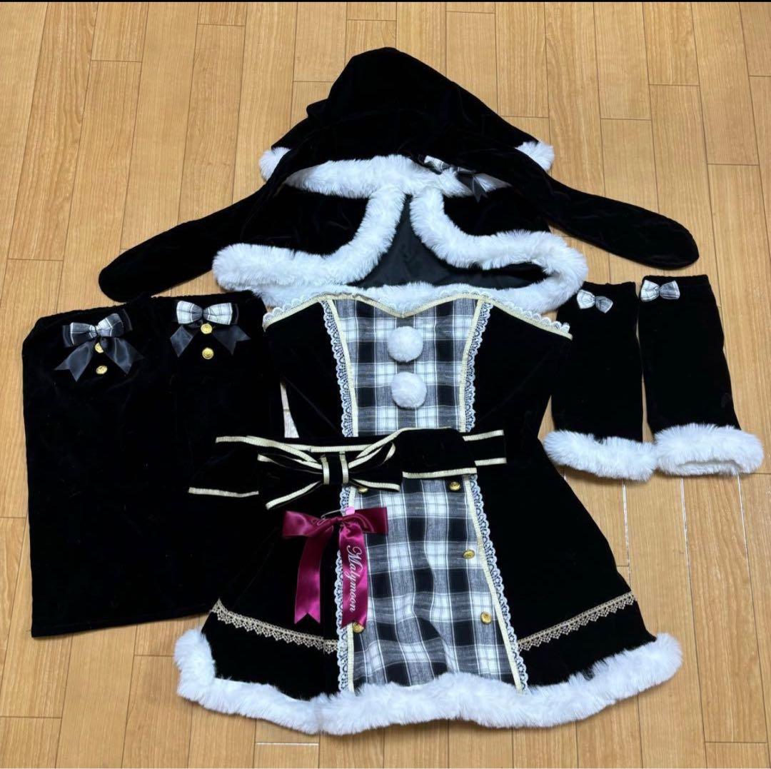 Malymoon マリームーン　ブリティッシュバニーサンタ ブラック 黒