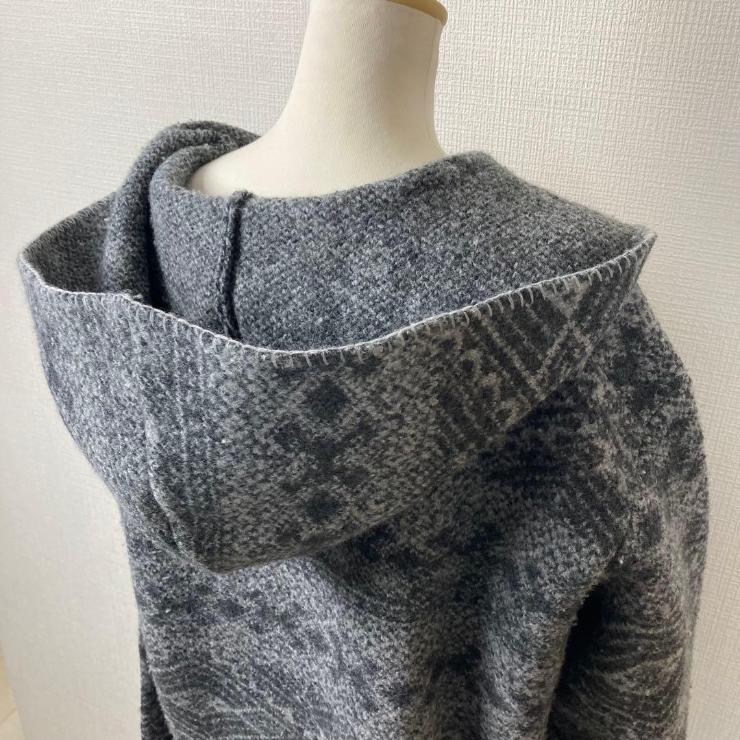 561 Wool Blanket Coat Grey  peak ウール