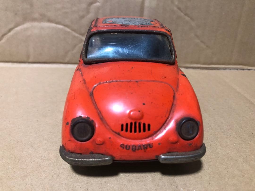 当時物　スバル360 ブリキ　てんとう虫　出目金　ホイールキャップ一つ欠品
