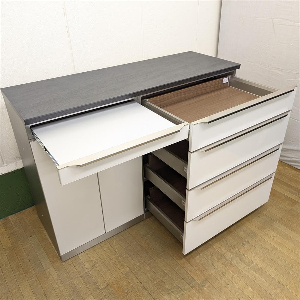 美品　AYANO　プロージット　キッチンカウンター　レンジボード　ソフトクローズ