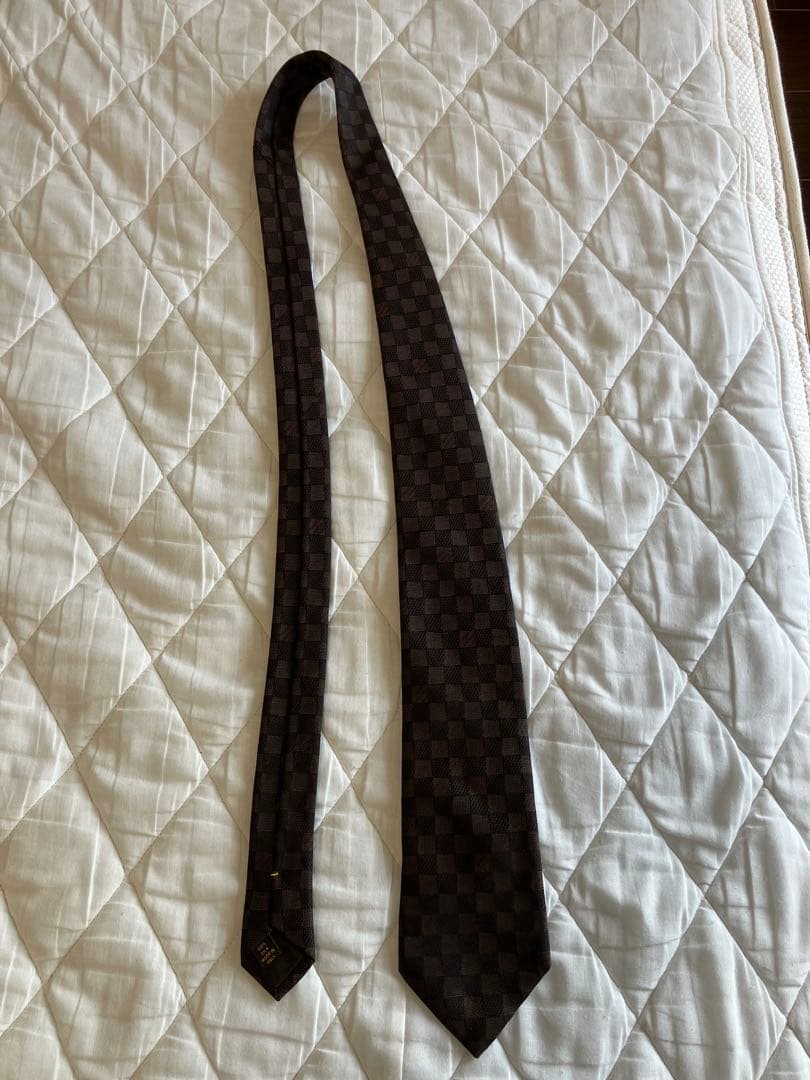 Louis Vuitton ダミエ　ネクタイ 12月1日までブラックフライデー‼️