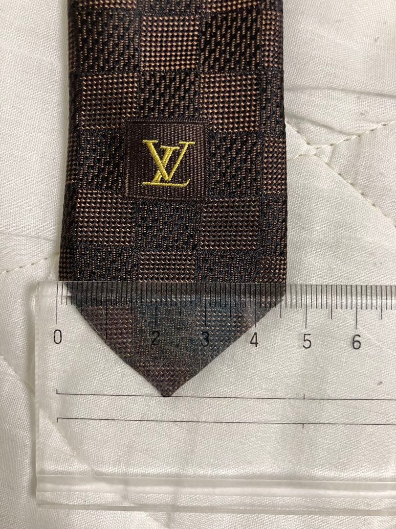 Louis Vuitton ダミエ　ネクタイ 12月1日までブラックフライデー‼️