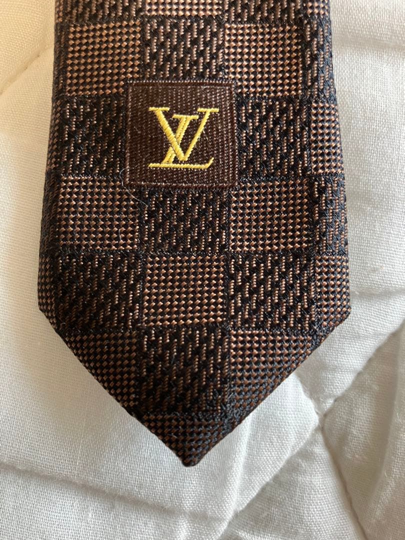 Louis Vuitton ダミエ　ネクタイ 12月1日までブラックフライデー‼️