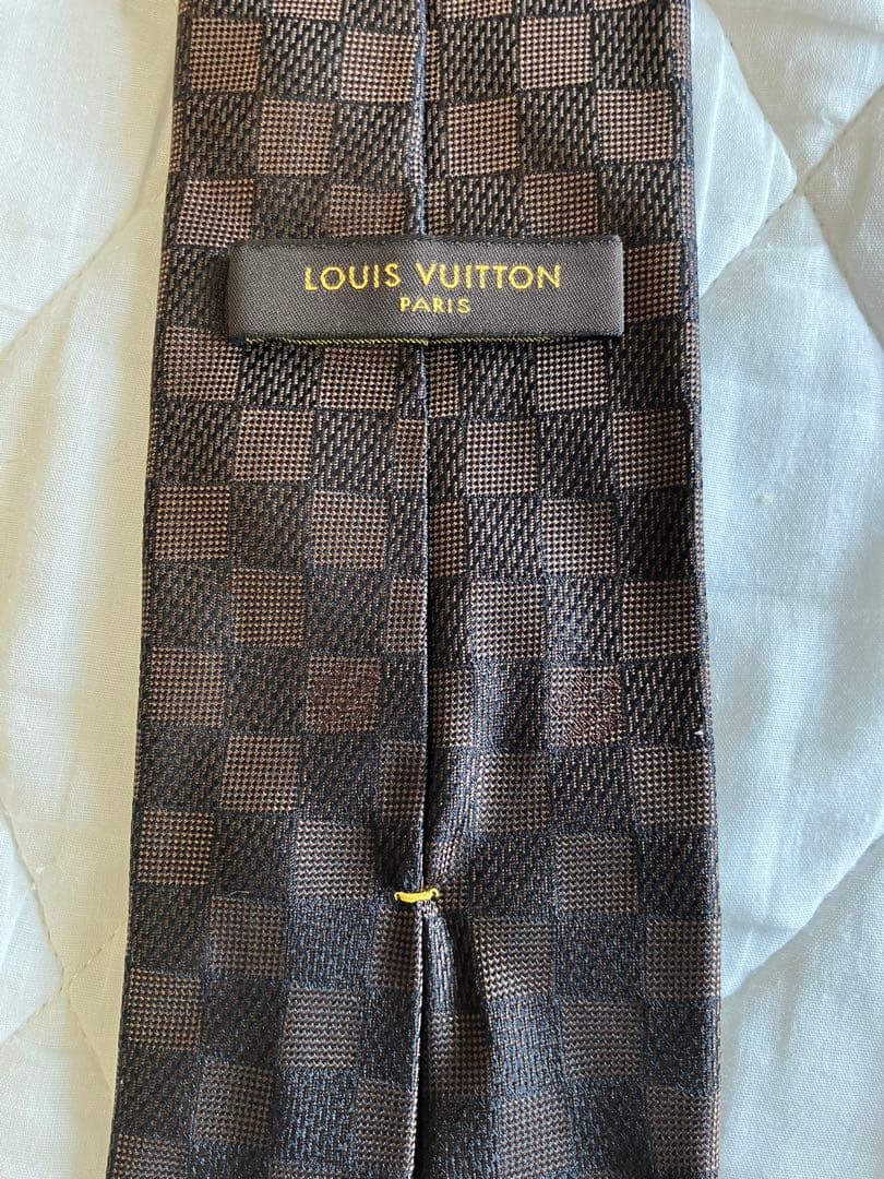 Louis Vuitton ダミエ　ネクタイ 12月1日までブラックフライデー‼️