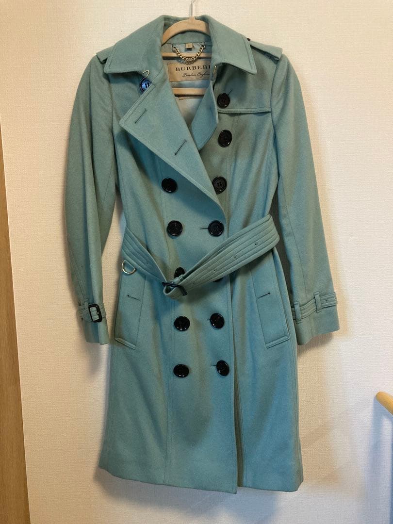 BURBERRY THE SANDRINGHAM トレンチコートカシミヤ100%