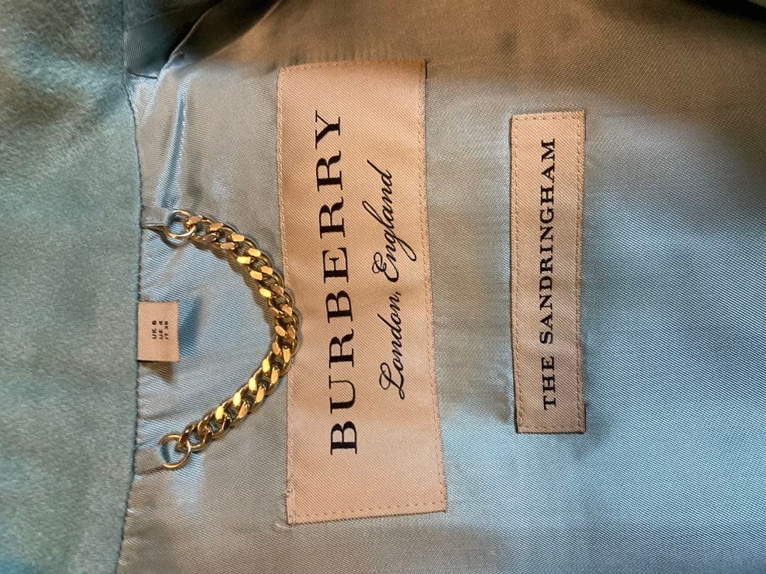BURBERRY THE SANDRINGHAM トレンチコートカシミヤ100%