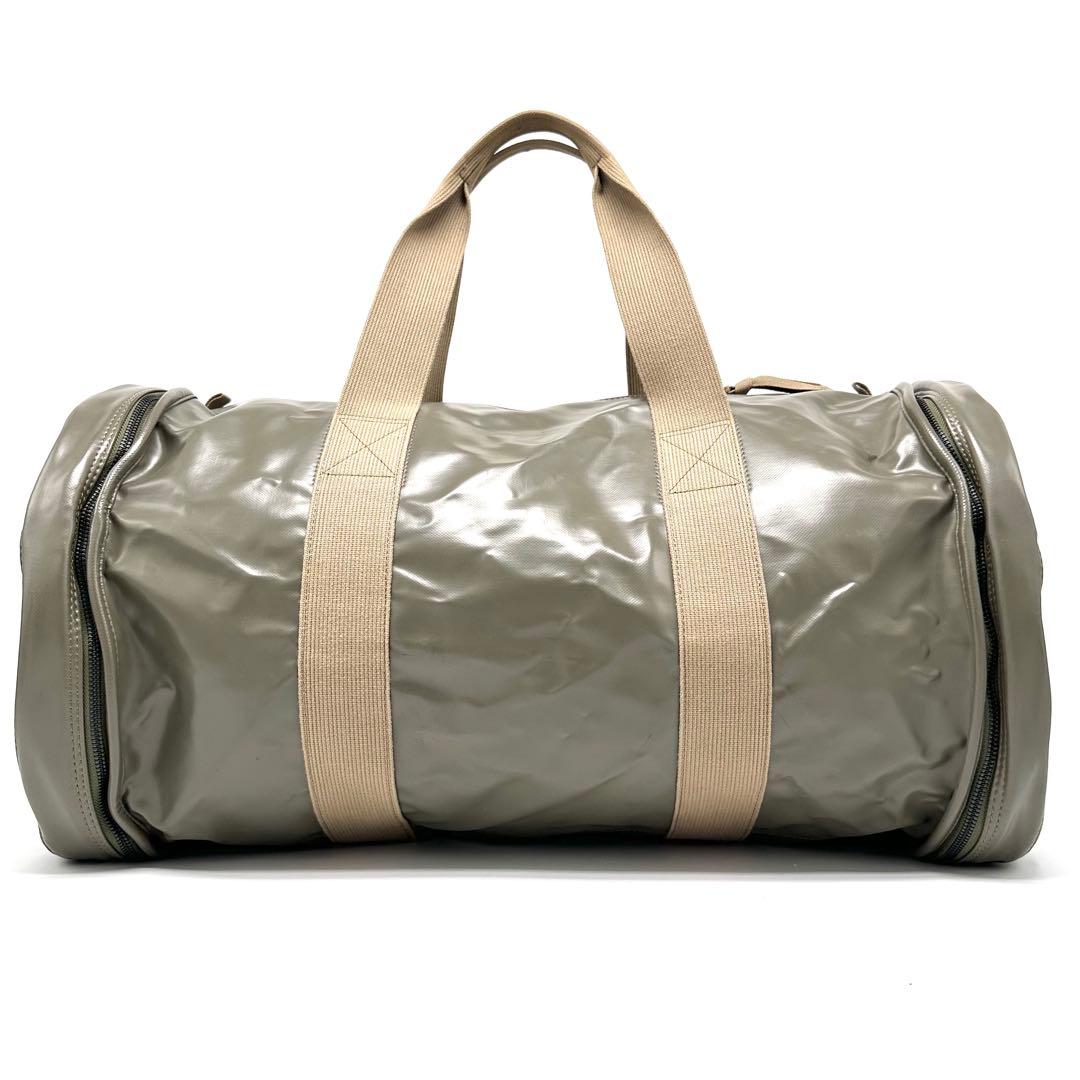 特大極美品 吉田カバン ラゲッジレーベル ドラムバッグ ニューライナー赤バッテン