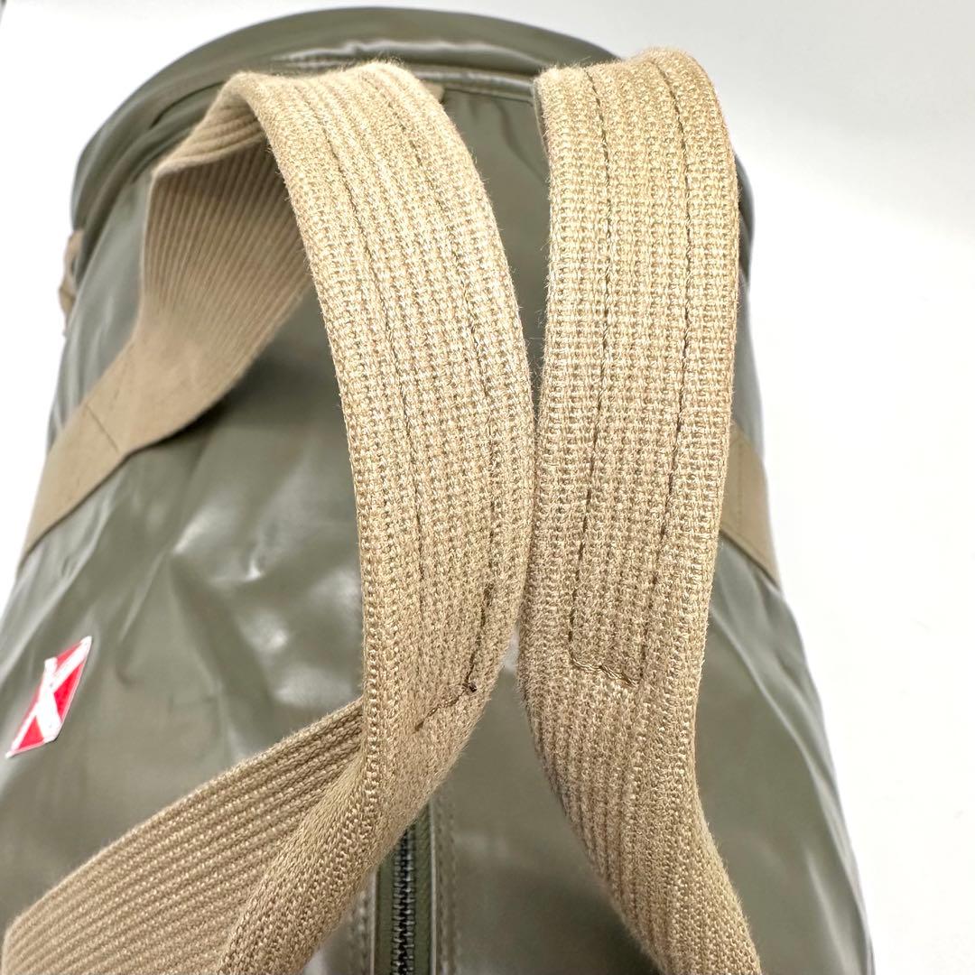 特大極美品 吉田カバン ラゲッジレーベル ドラムバッグ ニューライナー赤バッテン