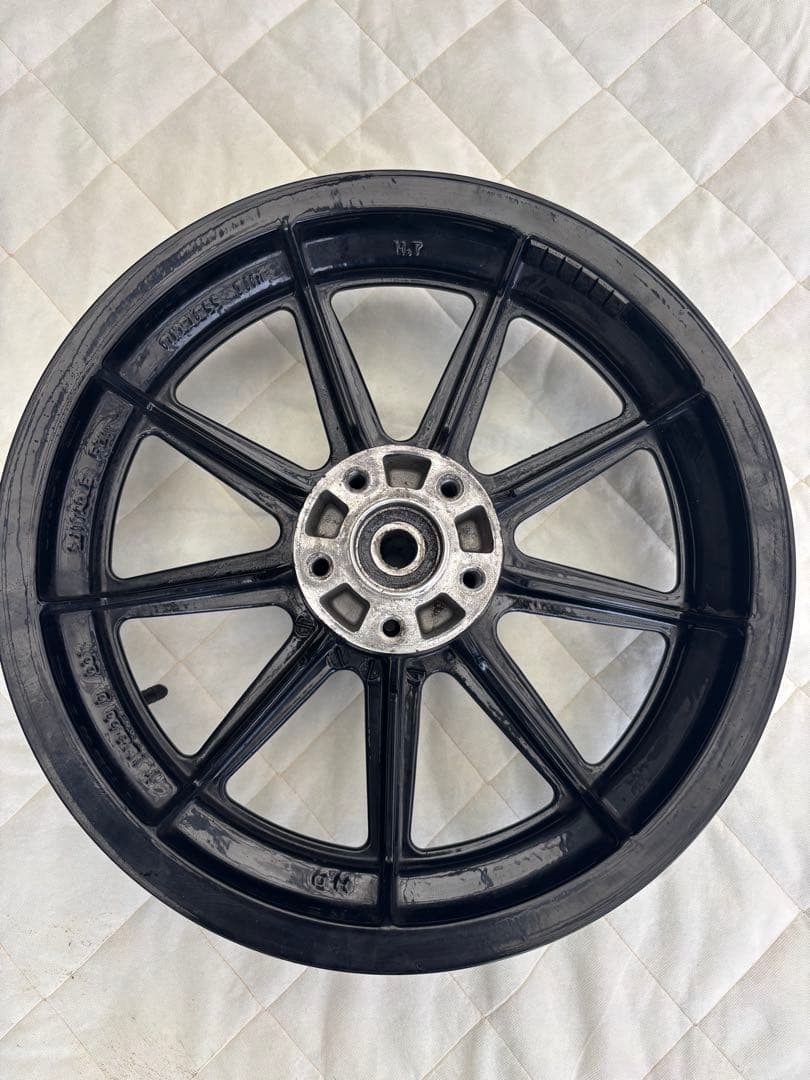 s＿s　ブラック 9本キャスト　前後セット　ハーレー純正　値下げしました