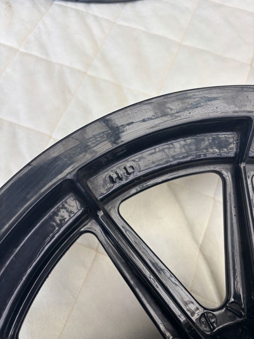 s＿s　ブラック 9本キャスト　前後セット　ハーレー純正　値下げしました