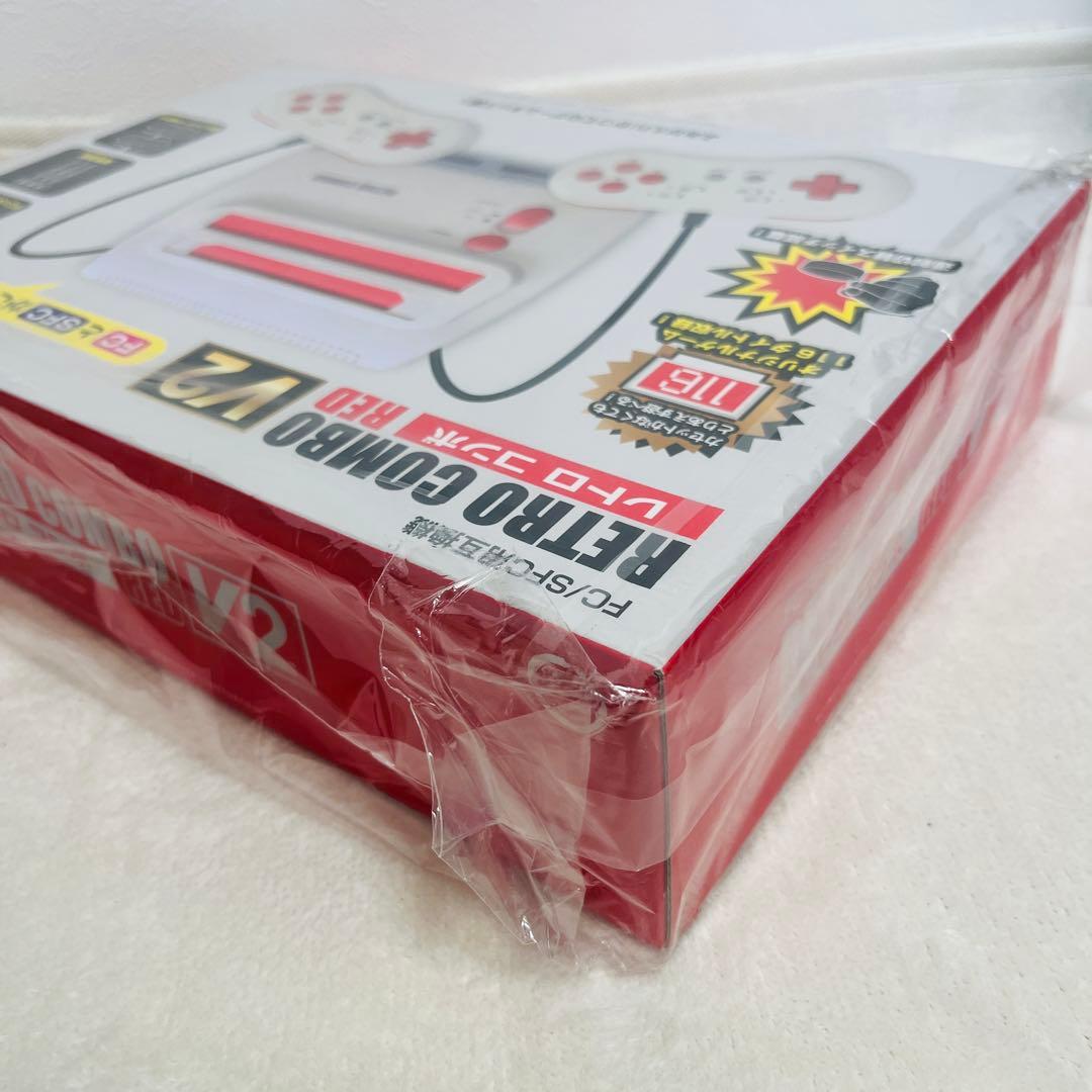 新品　未開封　（FC/SFC用互換機）レトロコンボ RED V2 貴重品