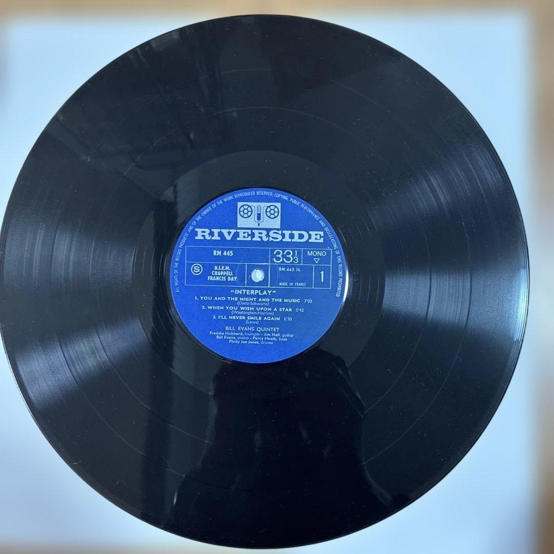 ビルエヴァンス 名盤 レコード インタープレイ フランスモノ盤