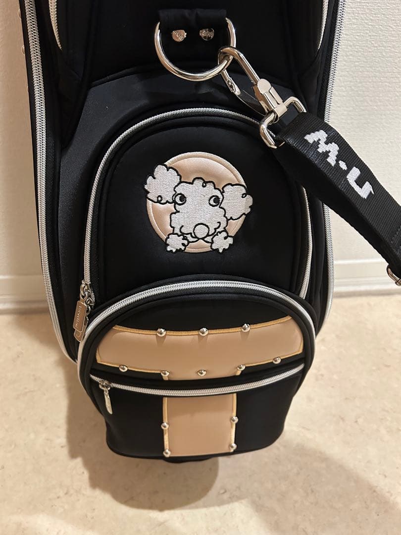 MU SPORTS ブラック ゴルフバッグ　9.5型