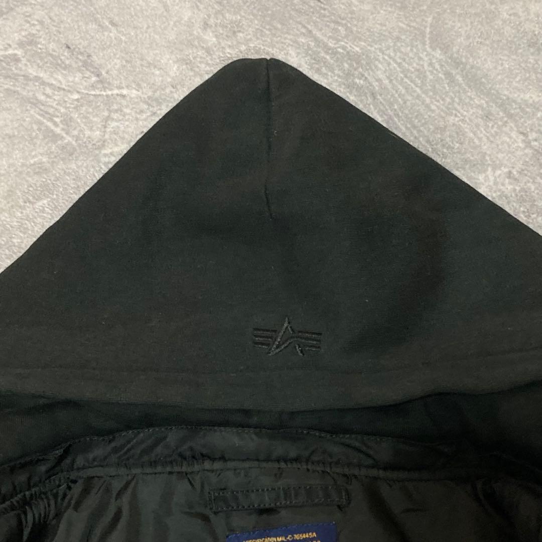 ALPHA INDUSTRIES MA-1 フライトジャケット　フード　L