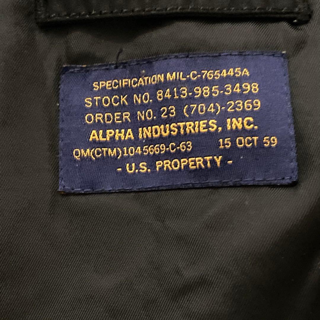 ALPHA INDUSTRIES MA-1 フライトジャケット　フード　L