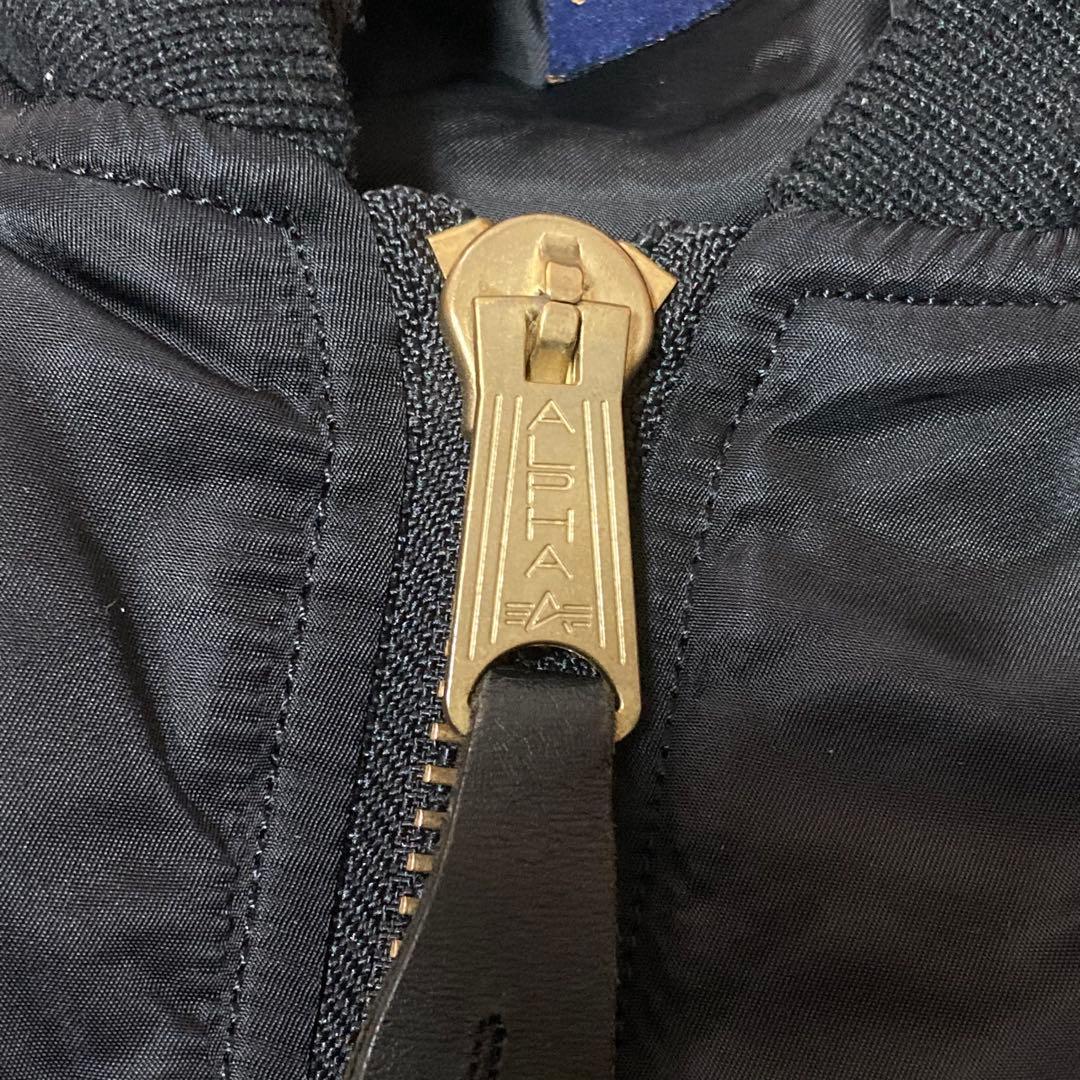 ALPHA INDUSTRIES MA-1 フライトジャケット　フード　L