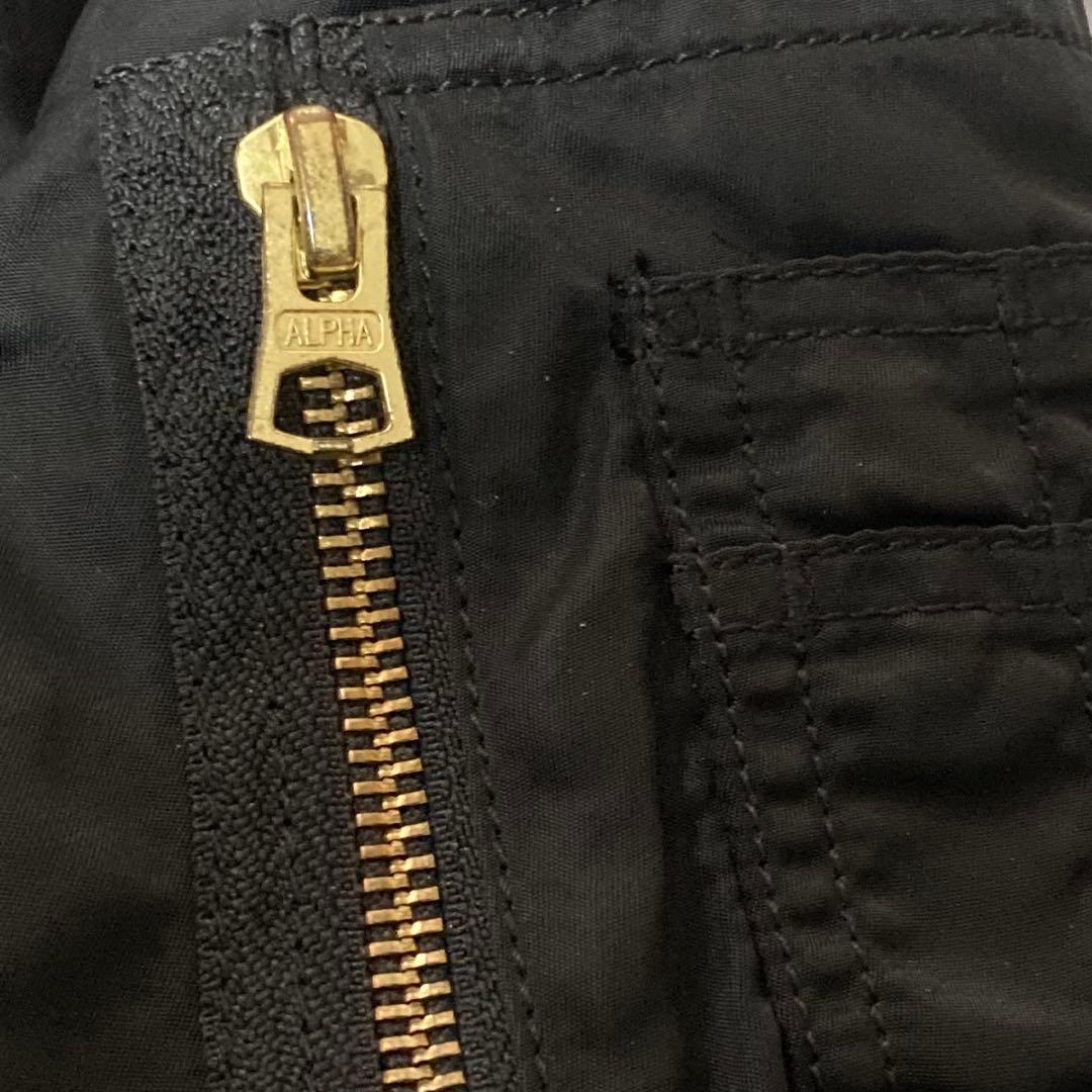 ALPHA INDUSTRIES MA-1 フライトジャケット　フード　L