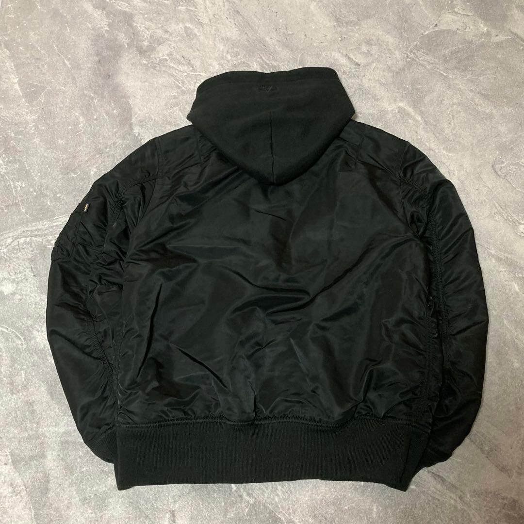 ALPHA INDUSTRIES MA-1 フライトジャケット　フード　L